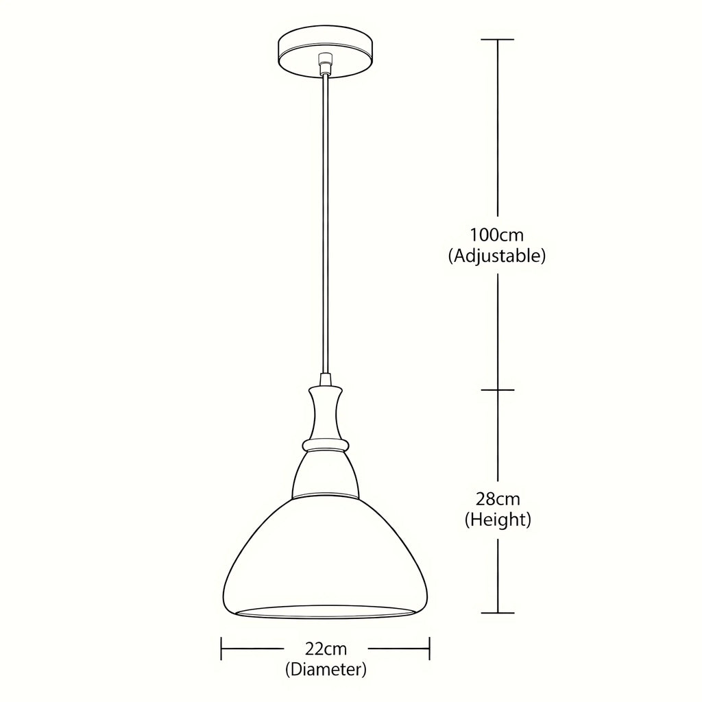 Elowen Mid Century Pendant Light