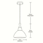 Elowen Mid Century Pendant Light