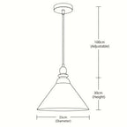 Elowen Mid Century Pendant Light