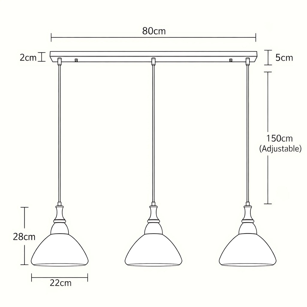 Elowen Mid Century Pendant Light