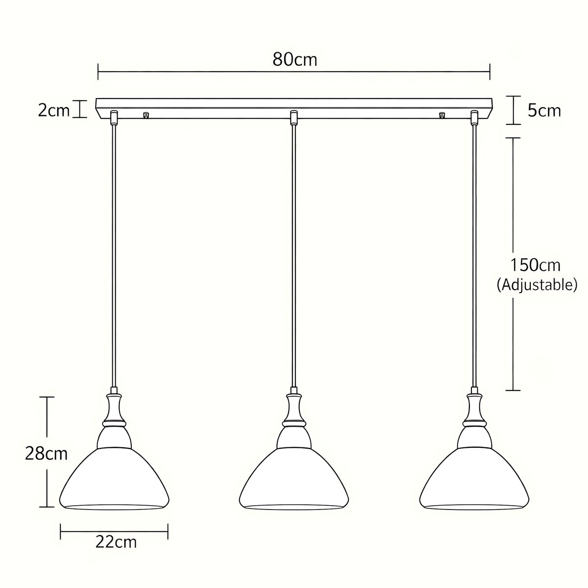 Elowen Mid Century Pendant Light