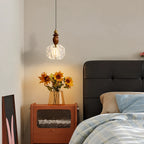 Floravia Solid Wood Flower Pendant Light