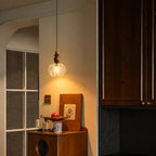 Floravia Solid Wood Flower Pendant Light