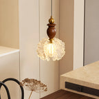 Floravia Solid Wood Flower Pendant Light