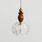 Floravia Solid Wood Flower Pendant Light
