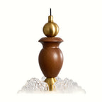 Floravia Solid Wood Flower Pendant Light