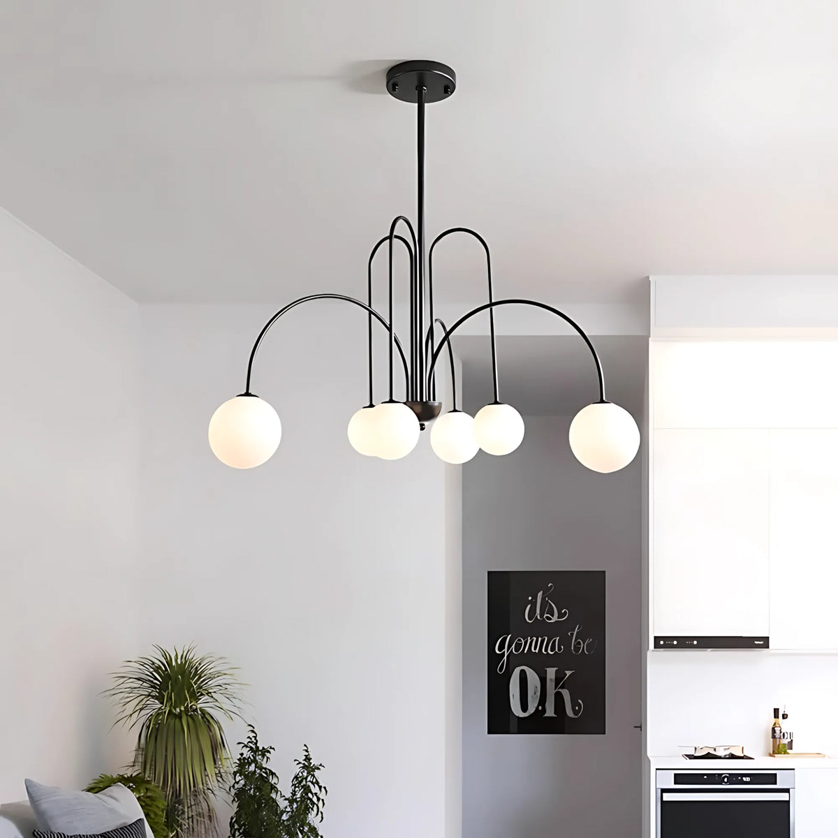 Fountain Globe Chandelier