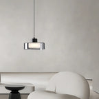 Halo Smoked Glass Pendant Light