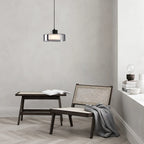 Halo Smoked Glass Pendant Light