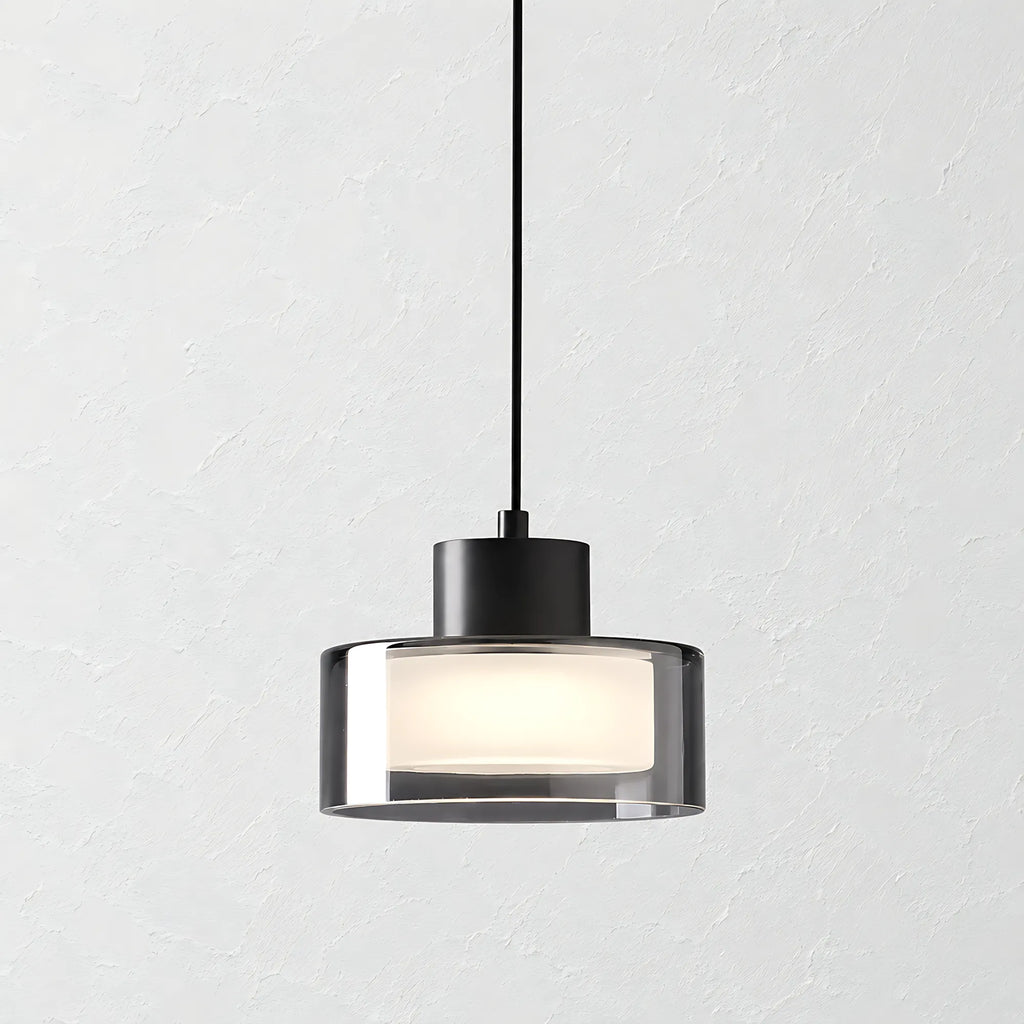 Halo Smoked Glass Pendant Light