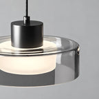 Halo Smoked Glass Pendant Light