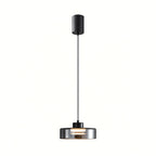 Halo Smoked Glass Pendant Light