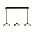Halo Smoked Glass Pendant Light