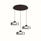 Halo Smoked Glass Pendant Light