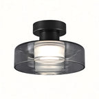 Halo Smoked Glass Pendant Light