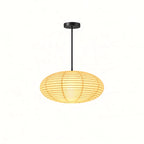 Japanese Oval Rice Paper Pendant Light