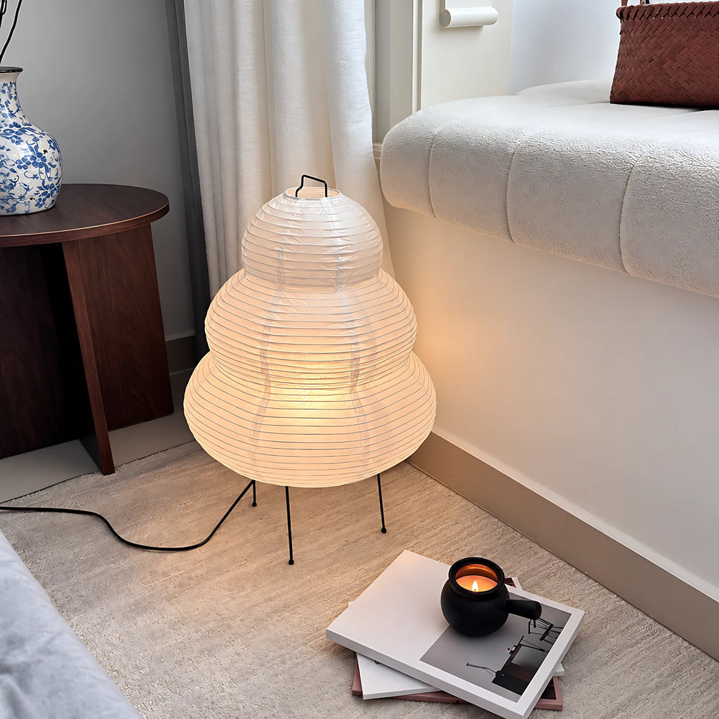 Japanese Rice Paper Table Lamp