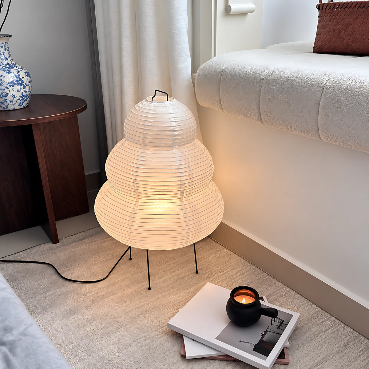 Japanese Rice Paper Table Lamp
