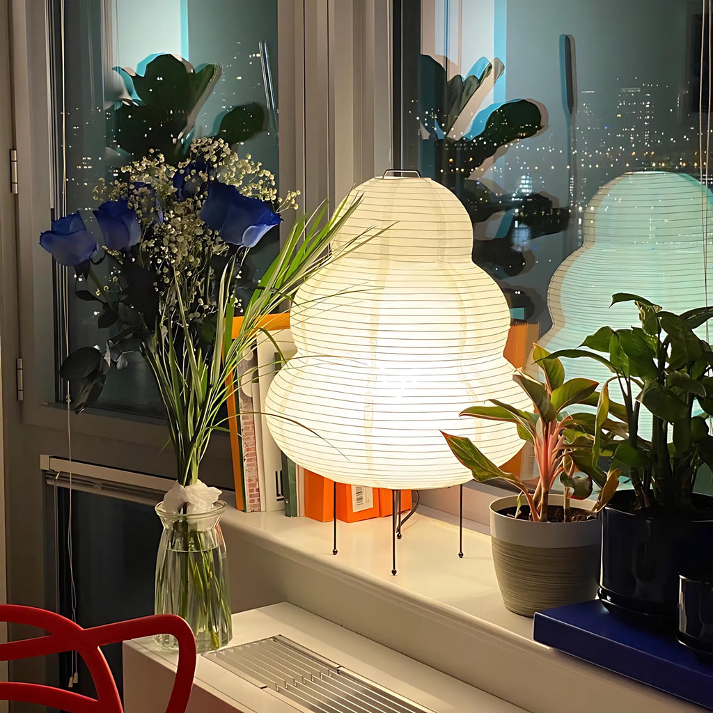 Japanese Rice Paper Table Lamp
