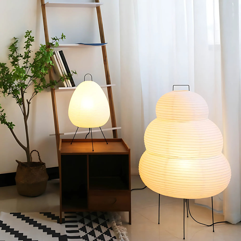 Japanese Rice Paper Table Lamp