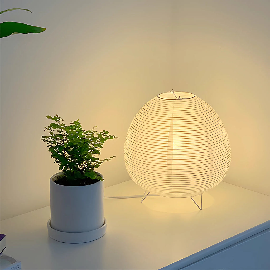 Japanese Rice Paper Table Lamp