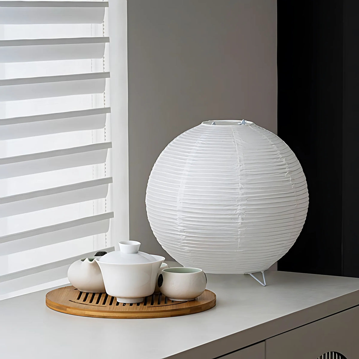 Japanese Rice Paper Table Lamp