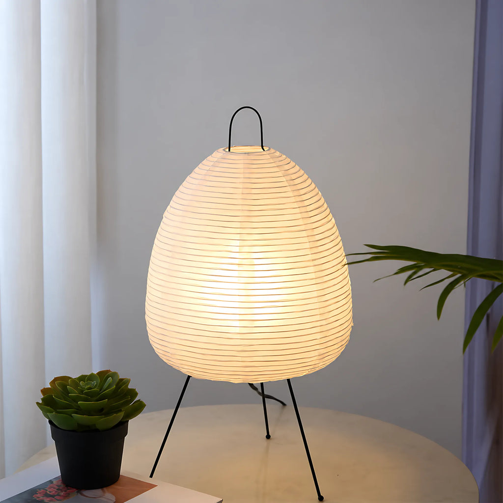 Japanese Rice Paper Table Lamp