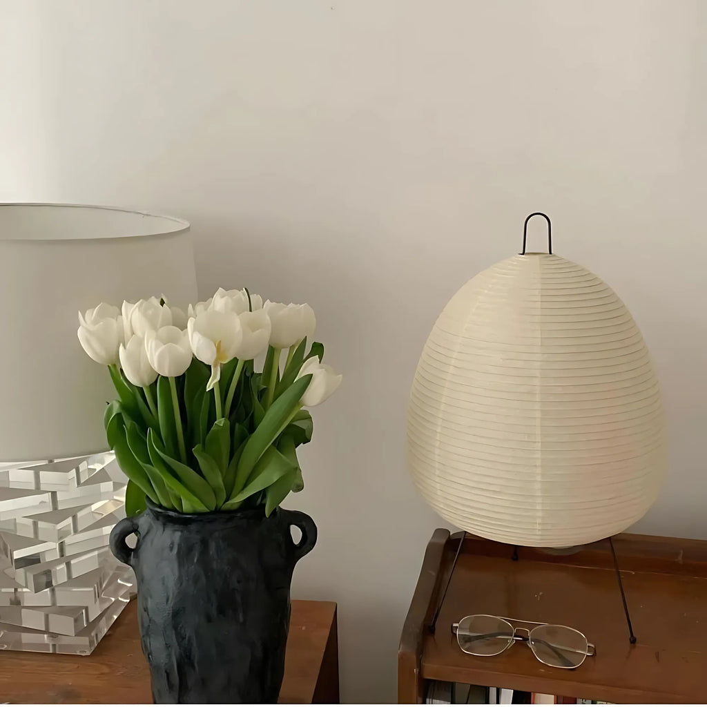 Japanese Rice Paper Table Lamp