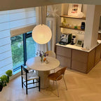 Japanese Round Rice Paper Pendant Light