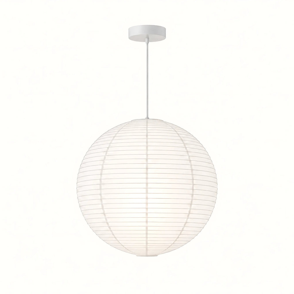 Japanese Round Rice Paper Pendant Light