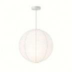 Japanese Round Rice Paper Pendant Light