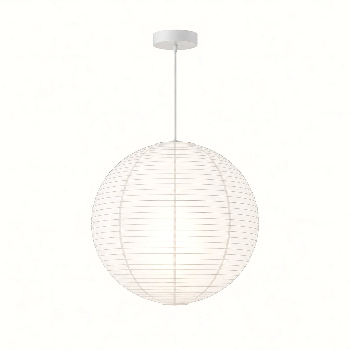 Japanese Round Rice Paper Pendant Light