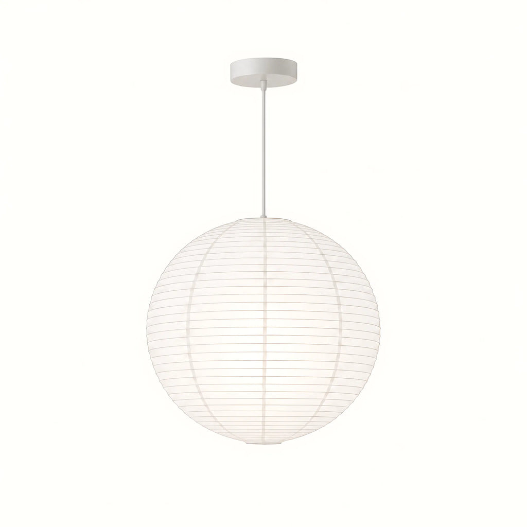 Japanese Round Rice Paper Pendant Light