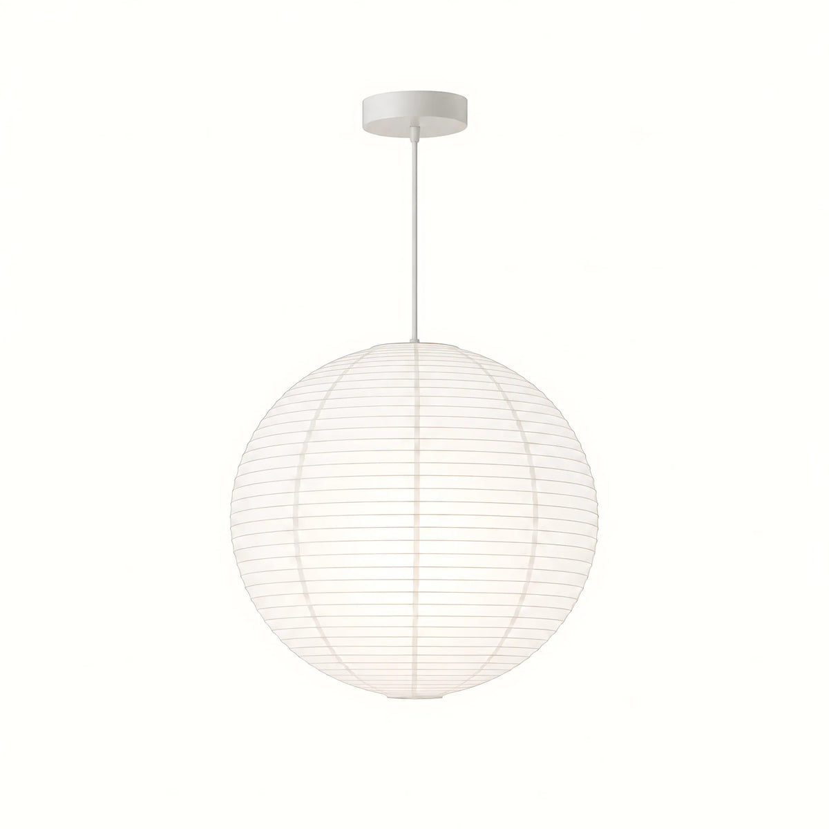 Japanese Round Rice Paper Pendant Light