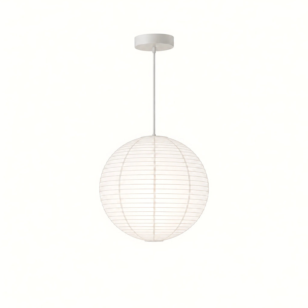 Japanese Round Rice Paper Pendant Light