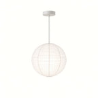Japanese Round Rice Paper Pendant Light