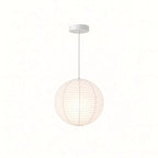 Japanese Round Rice Paper Pendant Light