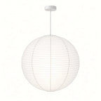 Japanese Round Rice Paper Pendant Light