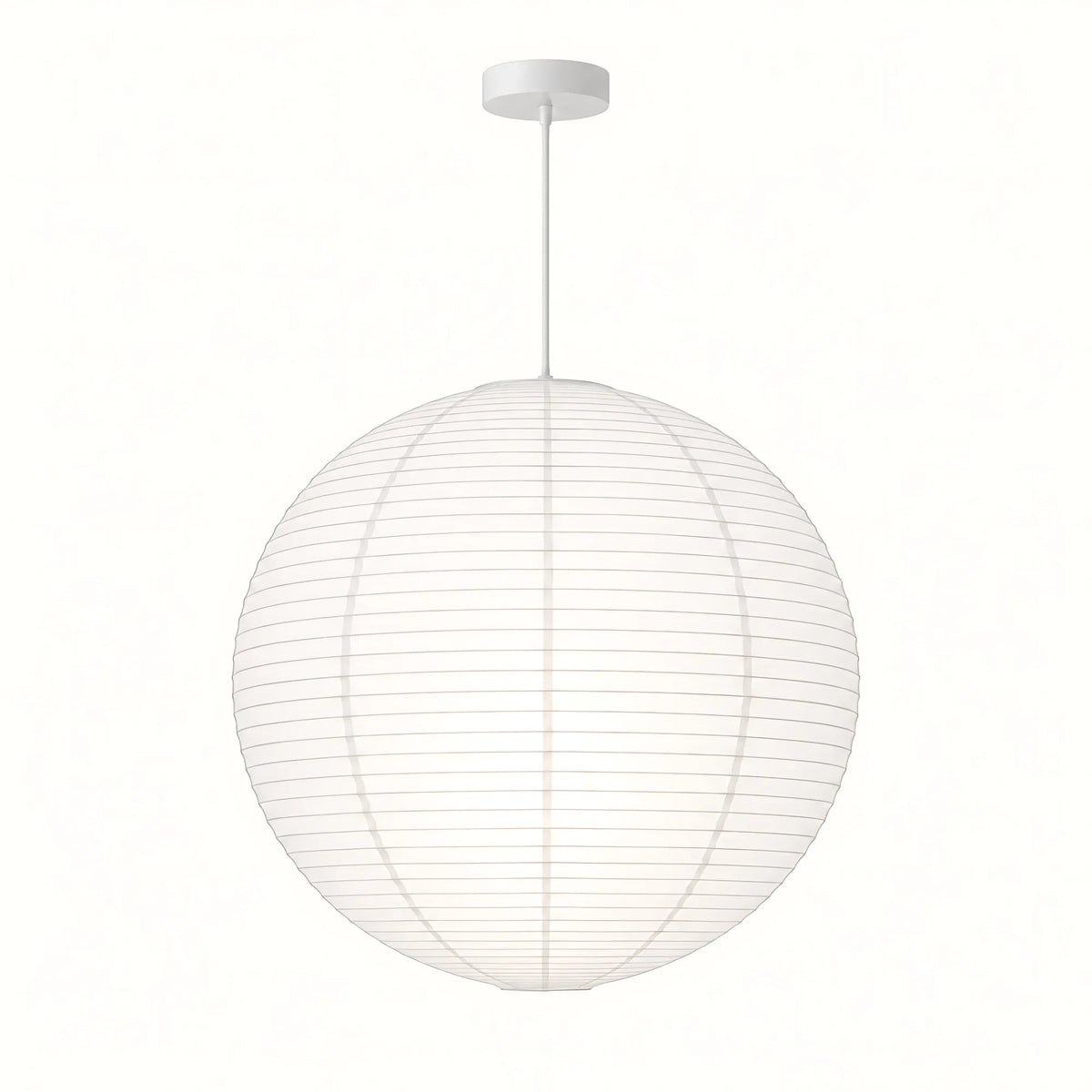 Japanese Round Rice Paper Pendant Light