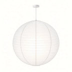 Japanese Round Rice Paper Pendant Light