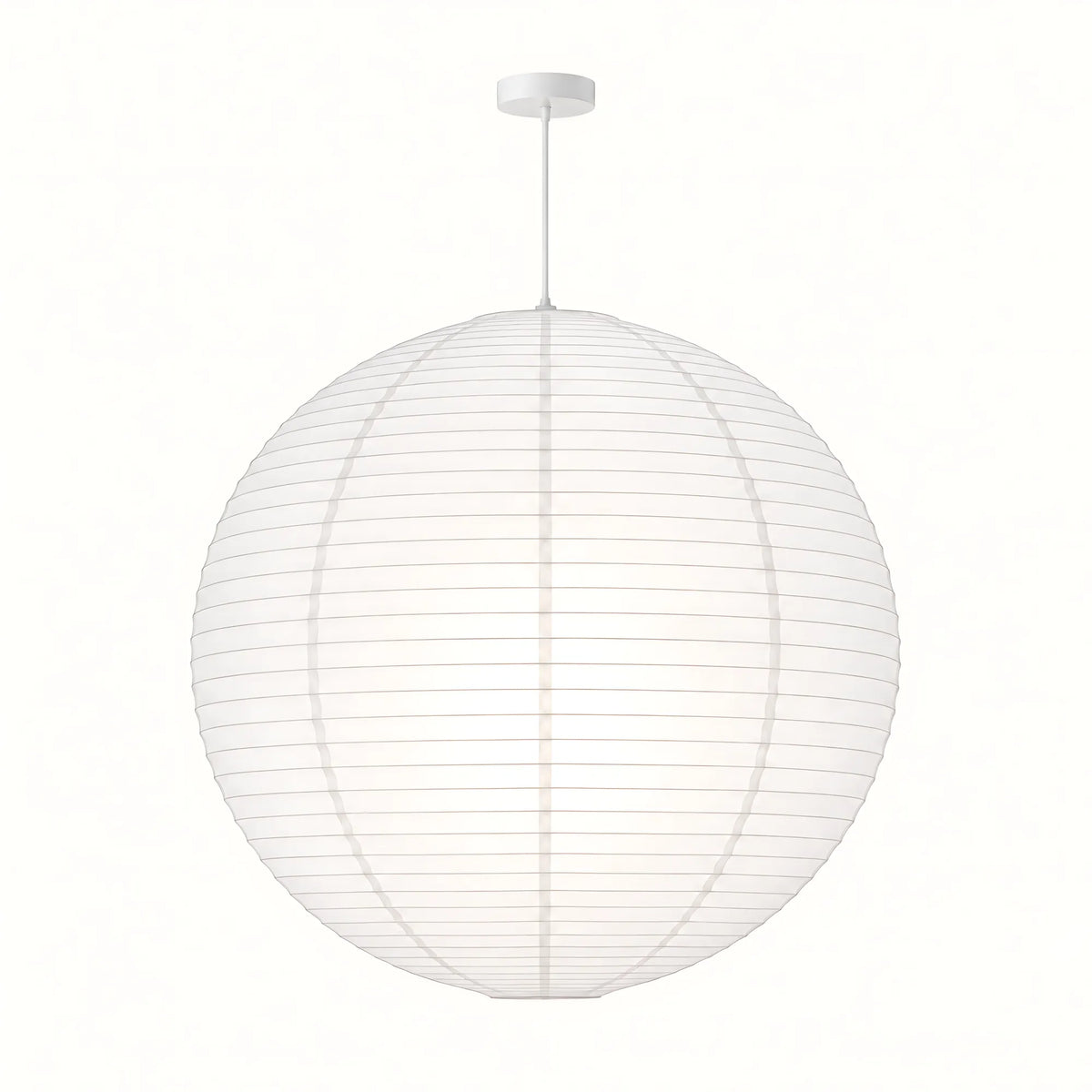 Japanese Round Rice Paper Pendant Light