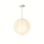 Japanese Round Rice Paper Pendant Light