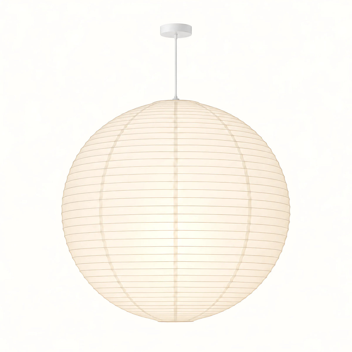 Japanese Round Rice Paper Pendant Light