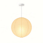 Japanese Round Rice Paper Pendant Light