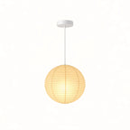 Japanese Round Rice Paper Pendant Light
