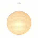 Japanese Round Rice Paper Pendant Light