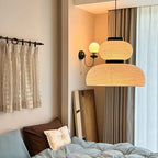 Japanese Tiered Rice Paper Pendant Light