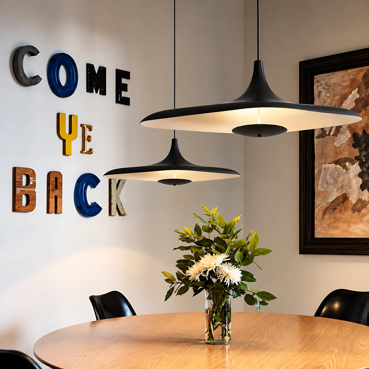 Liora Freeform Saucer Pendant Light