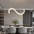 Luma Pearl Necklace Pendant Light