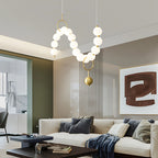 Luma Pearl Necklace Pendant Light